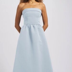 Amsale Rene Dress Size 4 (altered) Ice Blue